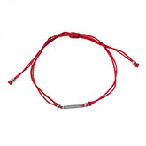 Barbara Sparkle Bar Red Thread Bracelet